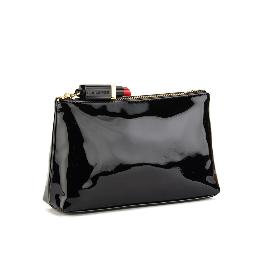 Lulu guinness cosmetic bag top