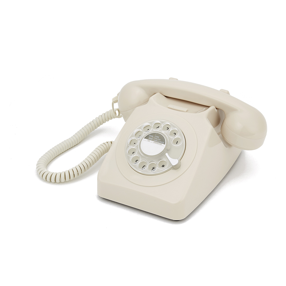 GPO Retro 746 Rotary Dial Telephone - Ivory