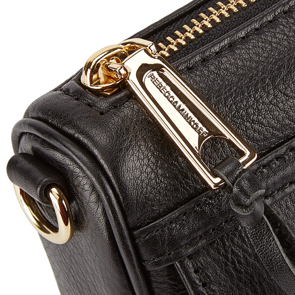 Rebecca Minkoff Women's Mini Mac Cross Body Bag - Black/Gold