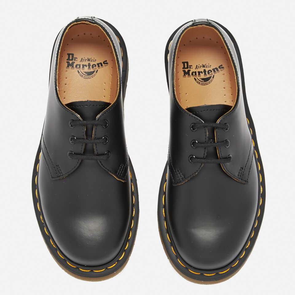 Dr. Martens 1461 Smooth Leather 3-Eye Shoes - Black