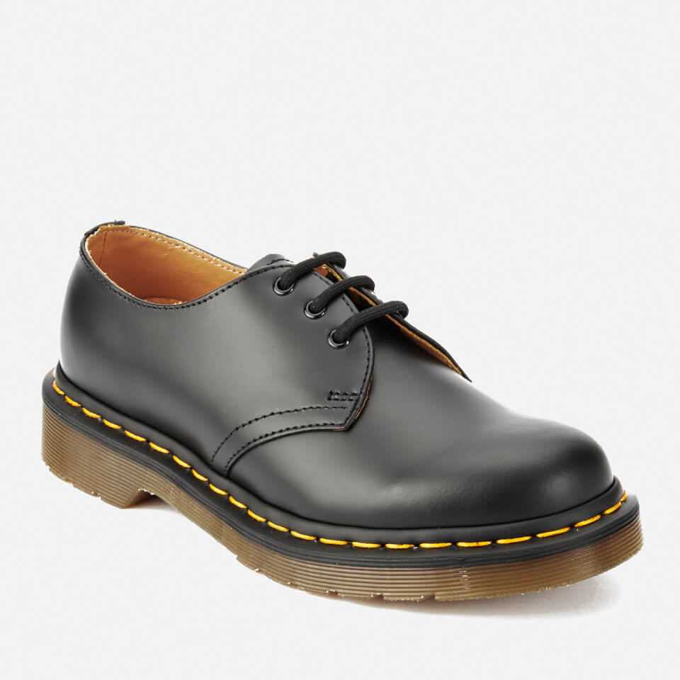 Dr. Martens 1461 Smooth Leather 3-Eye Shoes - Black