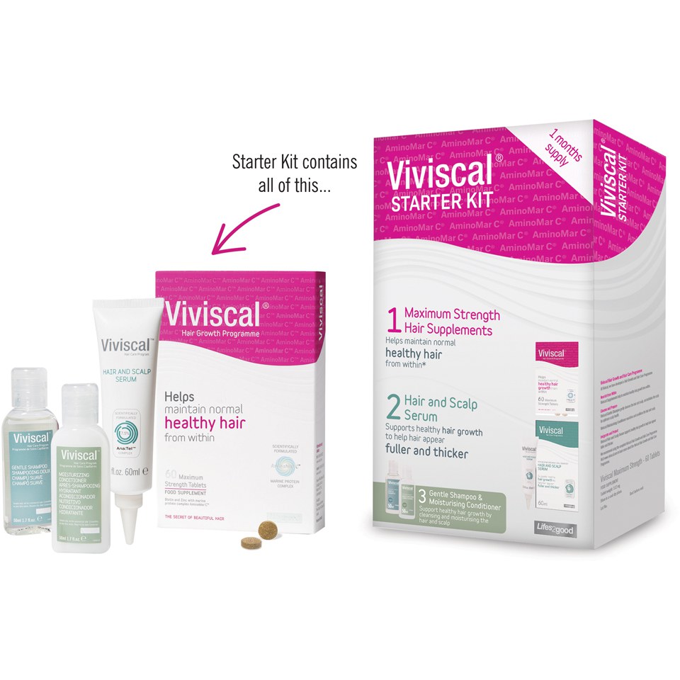 Viviscal Starter Kit - Hair Growth and Hair Care Programme