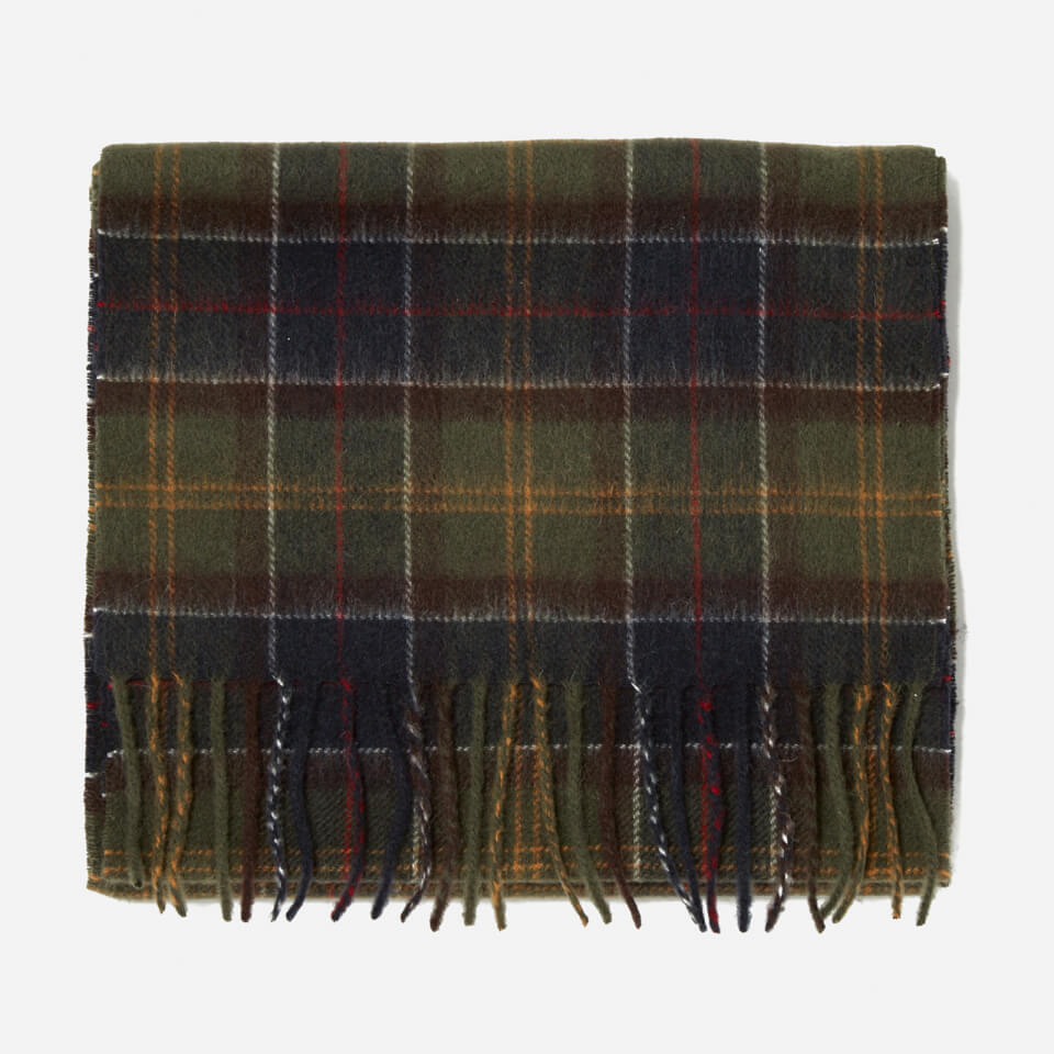 Barbour Men's Scarf And Glove Gift Set - Classic/Olive