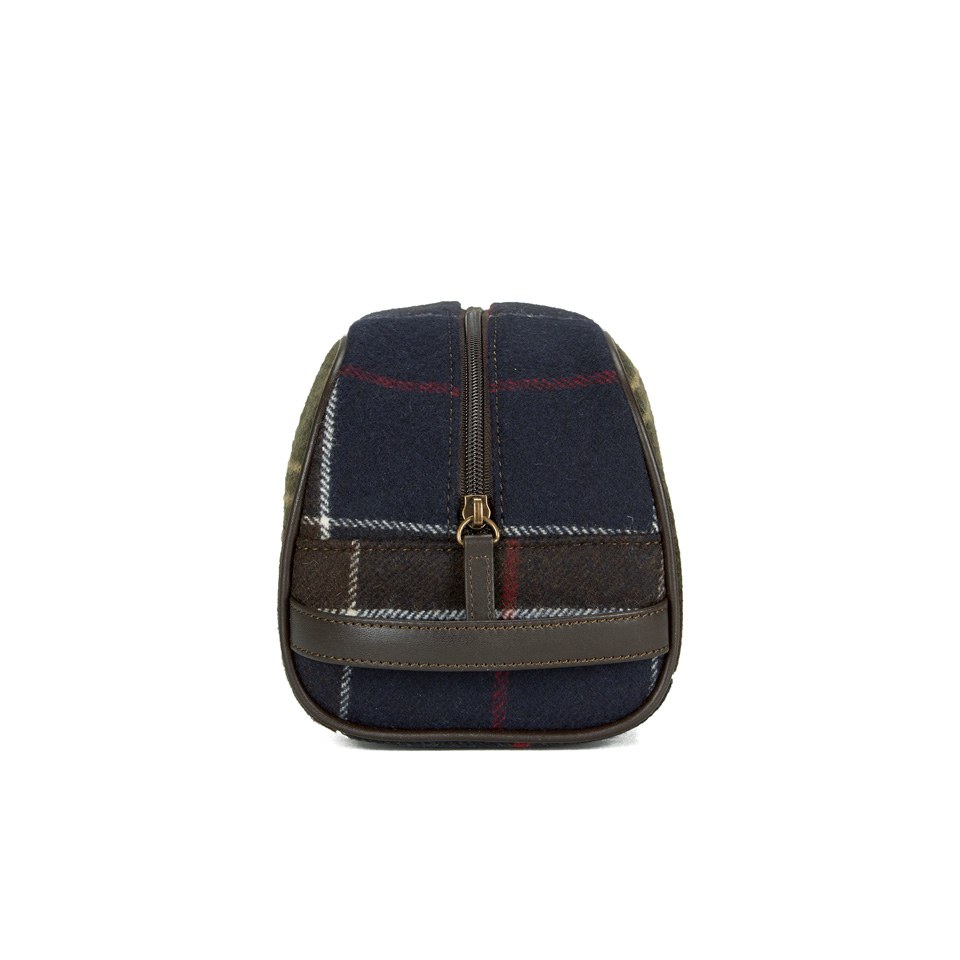 Barbour Men's Tartan Wash Bag - Classic Tartan