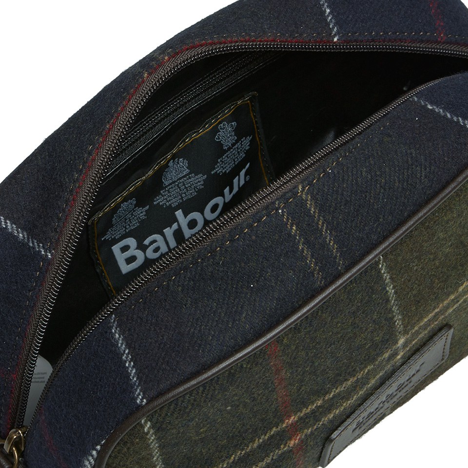 Barbour Men's Tartan Wash Bag - Classic Tartan