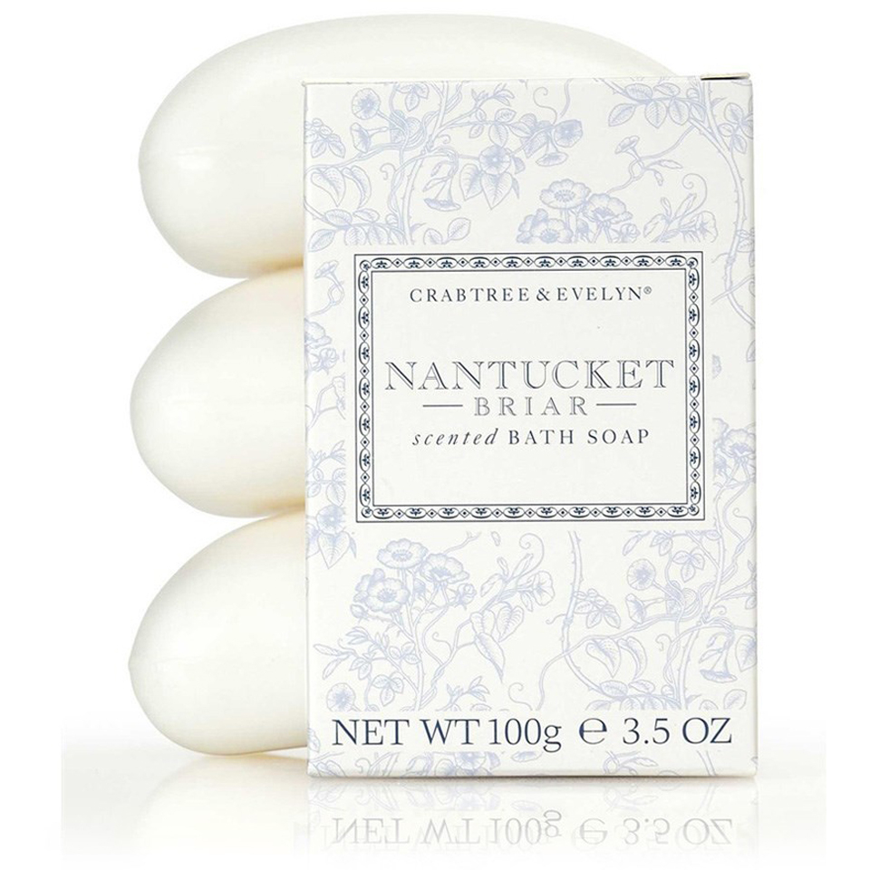 Crabtree & Evelyn Nantucket Briar Soap Set (incluye 3 jabones) (300 g)