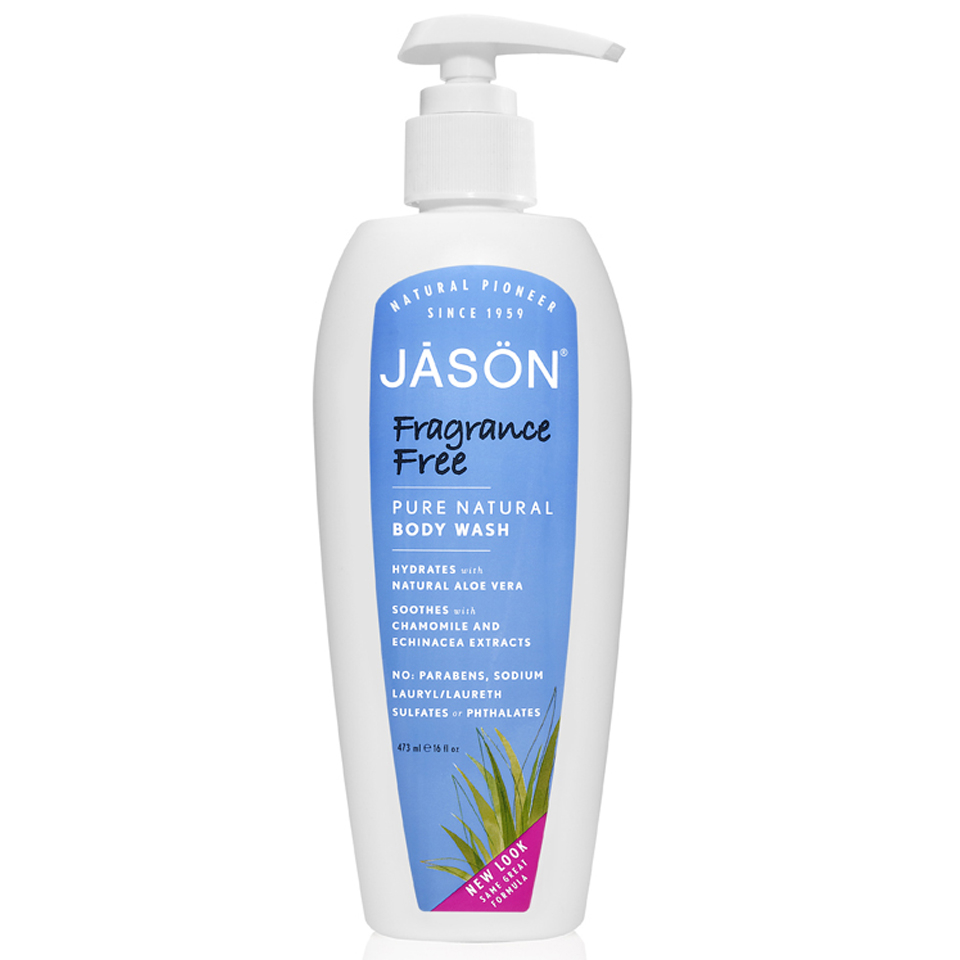 JASON Fragrance Free Body Wash 473 ml
