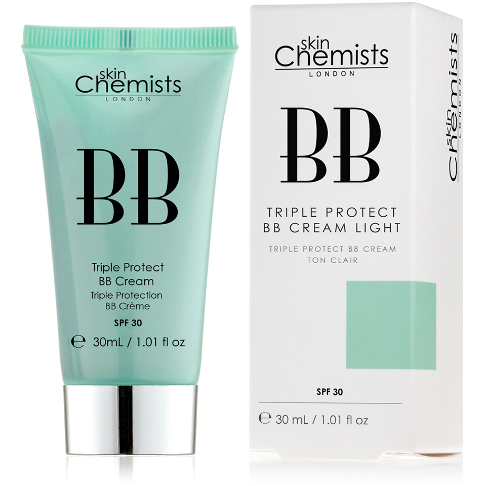 SkinChemists Crema BB Protección Triple SPF30 – Claro (30ml)