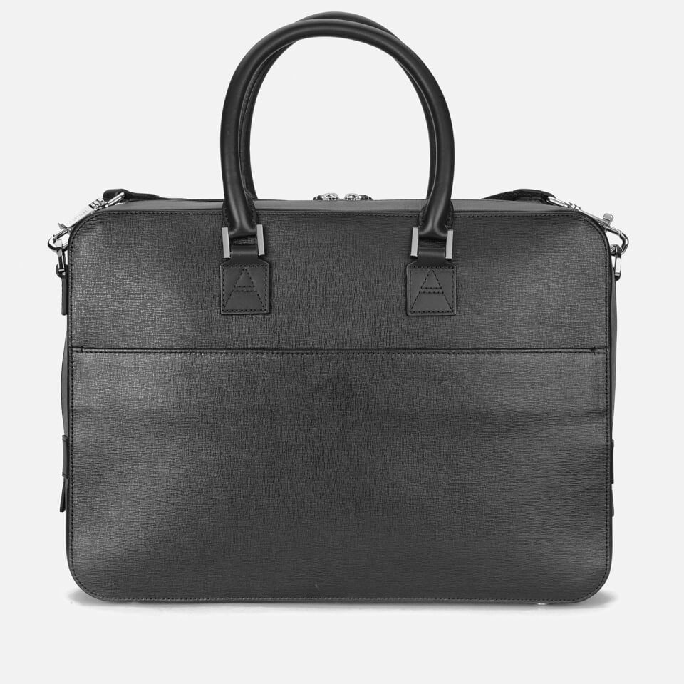Aspinal of London Men's Mount Street Small Briefcase - Black