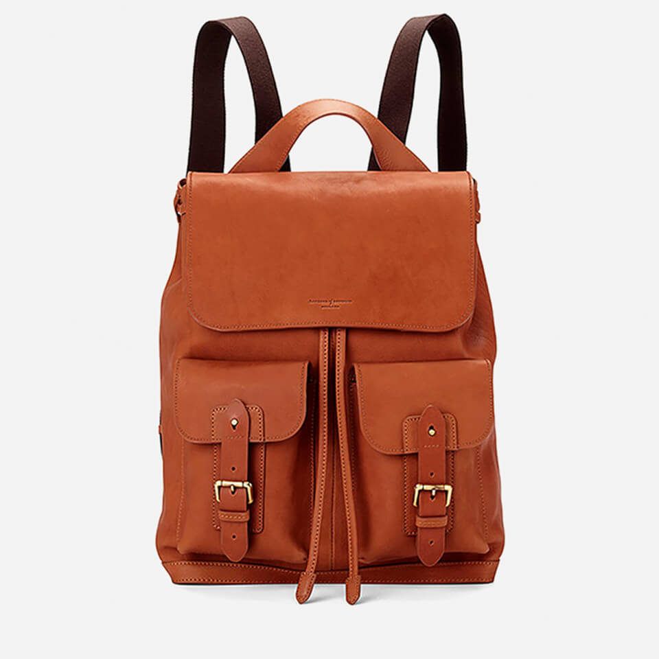 Aspinal of London Men's Shadow Rucksack - Tan