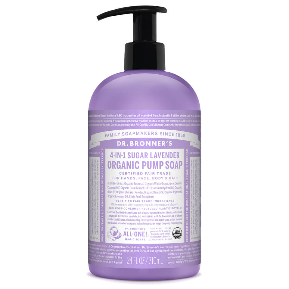 Dr. Bronner Organic Shikakai Lavender Hand Soap (710 ml)