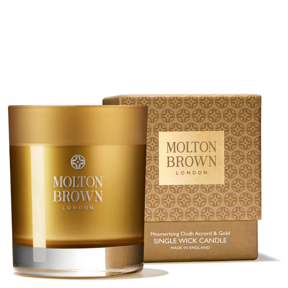 Molton Brown Oudh Accord and Gold Single Wick Candle