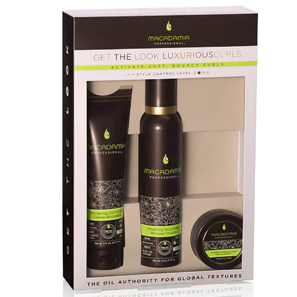 Macadamia Professional Natural Oil 'Get the Look' Luxurious Curls Set