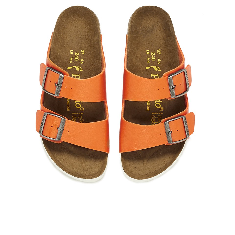 BIRKENSTOCK｜SANDALS (Arizona Orange (1027015)) New Womens BIRKENSTCOK ARIZONA Narrow 1027015 ORANGE SUEDE