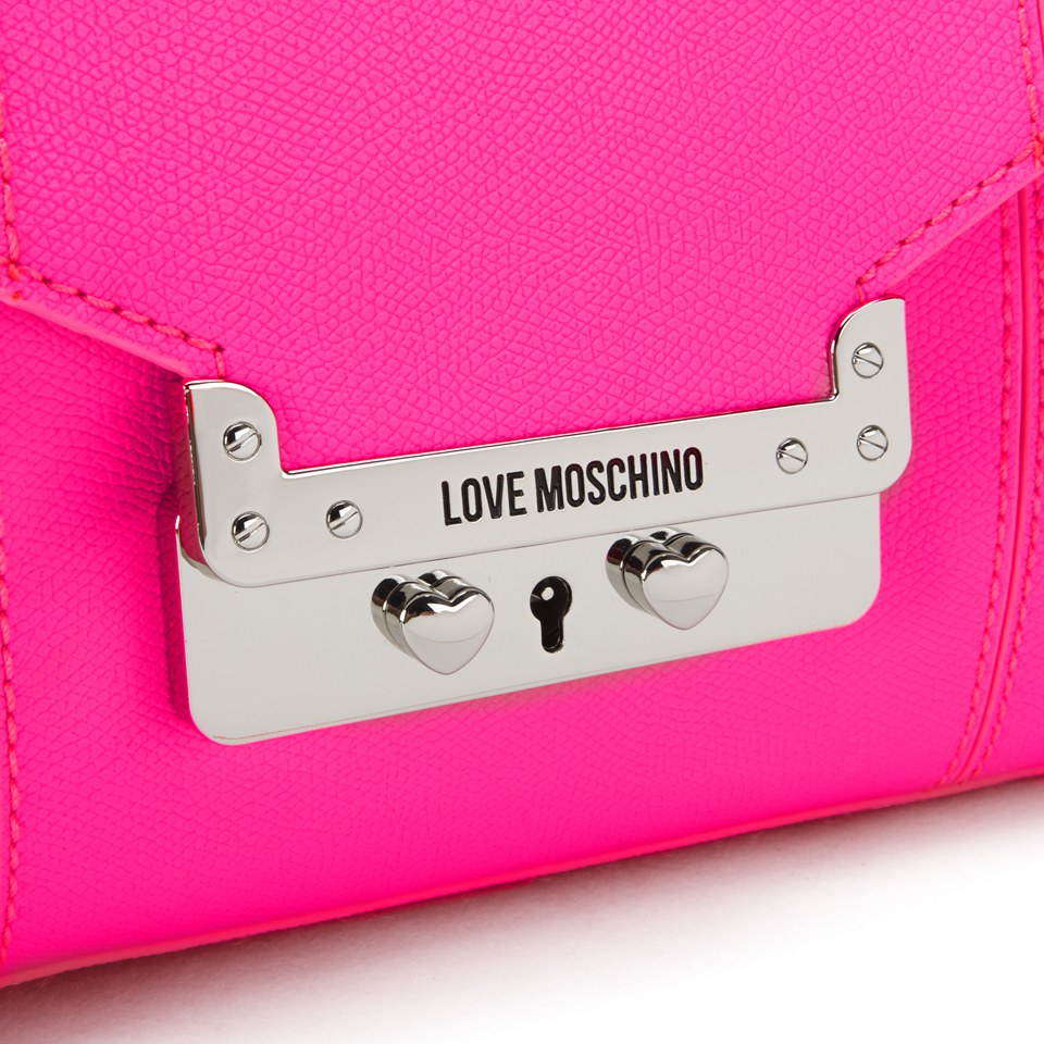 Love Moschino Women's Saffiano Shoulder Bag - Pink | Coggles