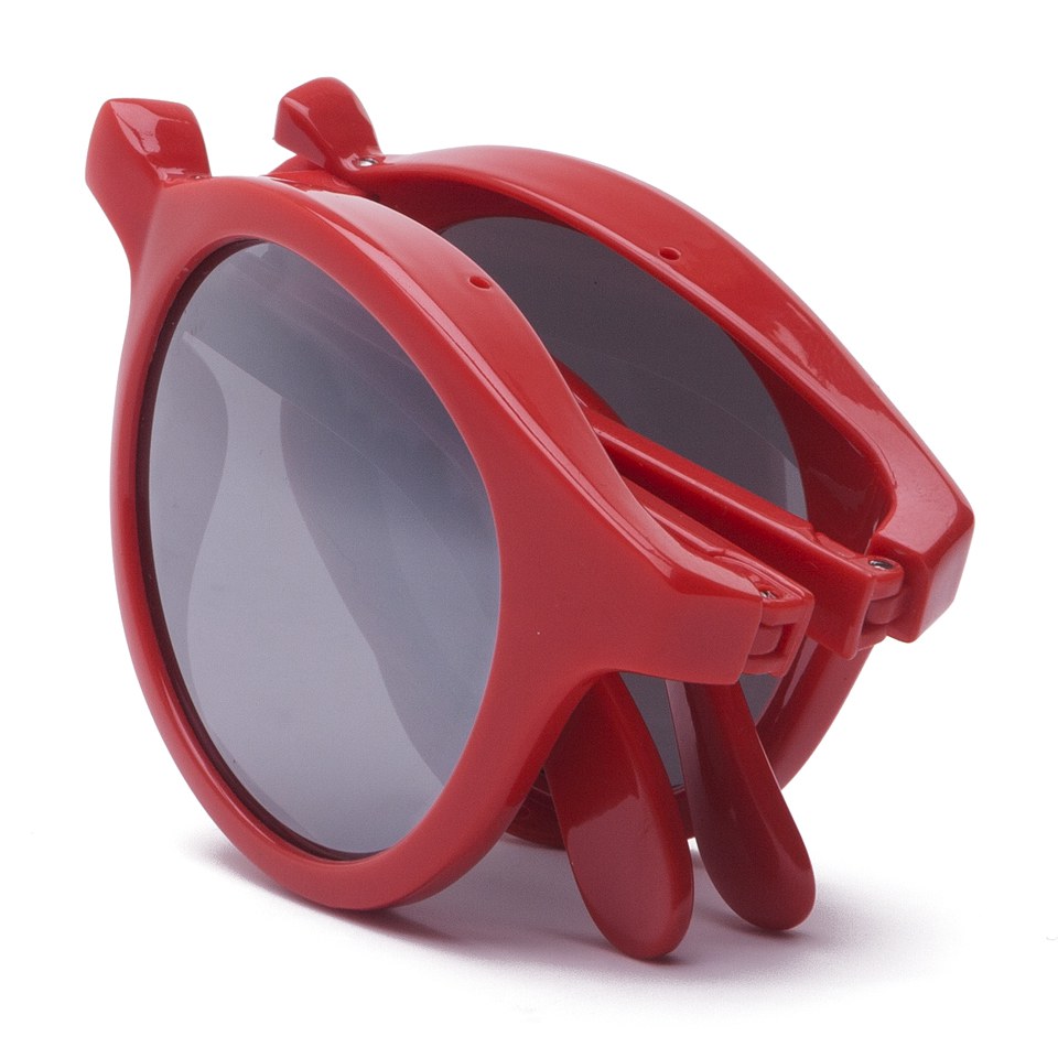 Sunpocket Samoa Shiny Red Sunglasses - Red