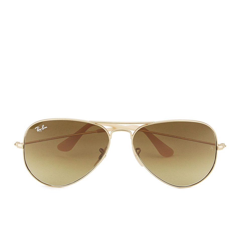 Ray-Ban Aviator Large Metal Sunglasses - Matte Gold - 58mm