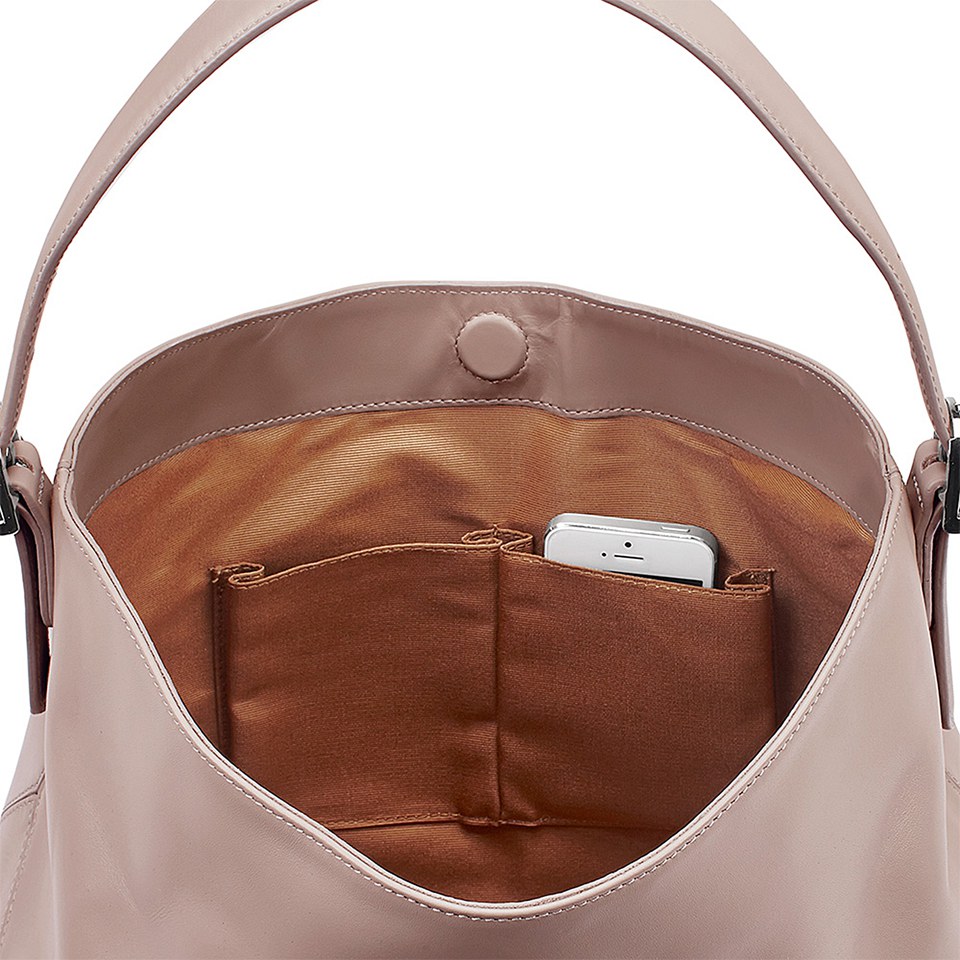 Aspinal of London Hobo Bag - Smooth Nude