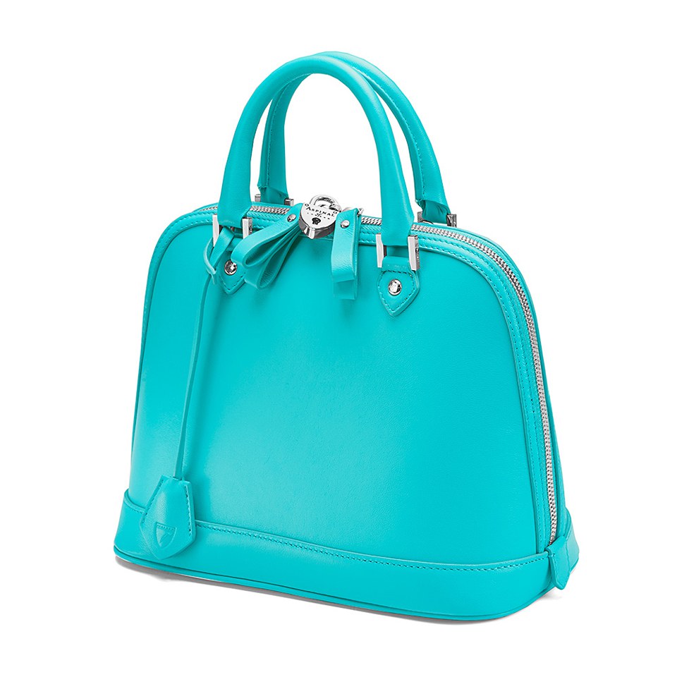 Aspinal of London Hepburn Tote Bag - Aqua Nappa