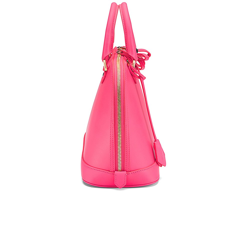 Aspinal of London Hepburn Mini Tote Bag - Smooth Neon Pink