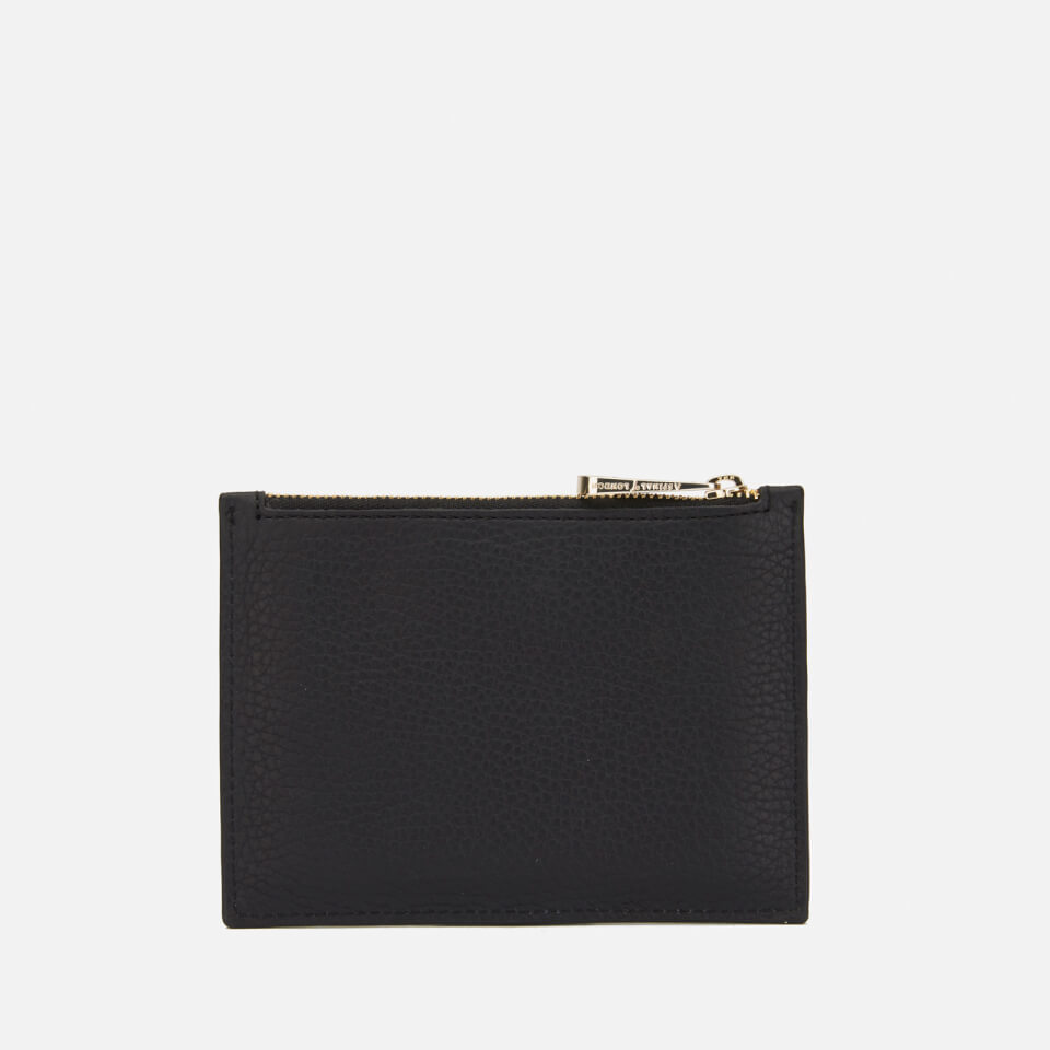 Aspinal of London Women's Essential Small Flat Pouch - Black
