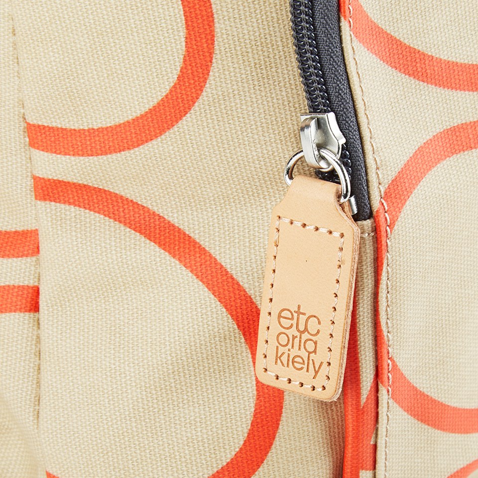 Etc by Orla Kiely Women's Giant Linear Stem Backpack - Stone