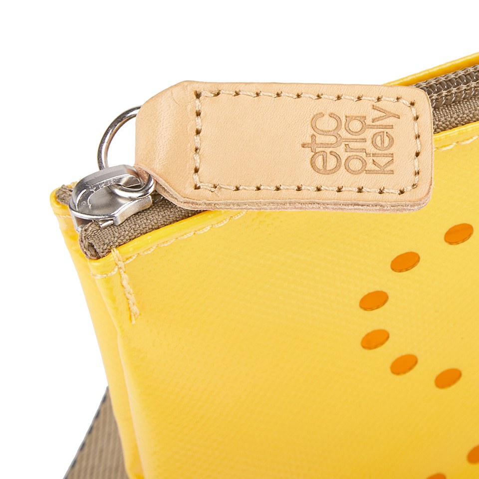 Etc by Orla Kiely Women's Punched Stem Tarpaulin Travel Pouch - Bright Yellow
