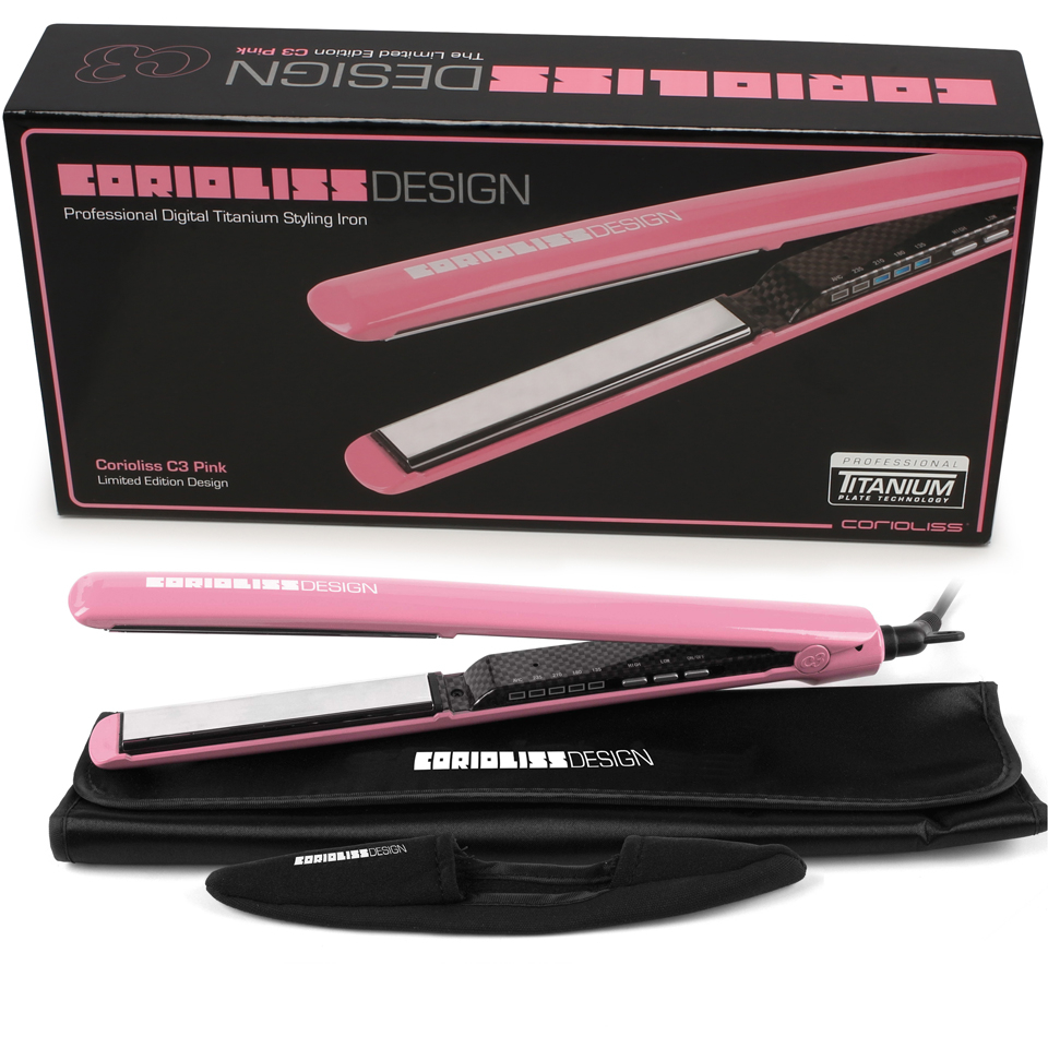 Corioliss C3 Hair Straighteners - Pink