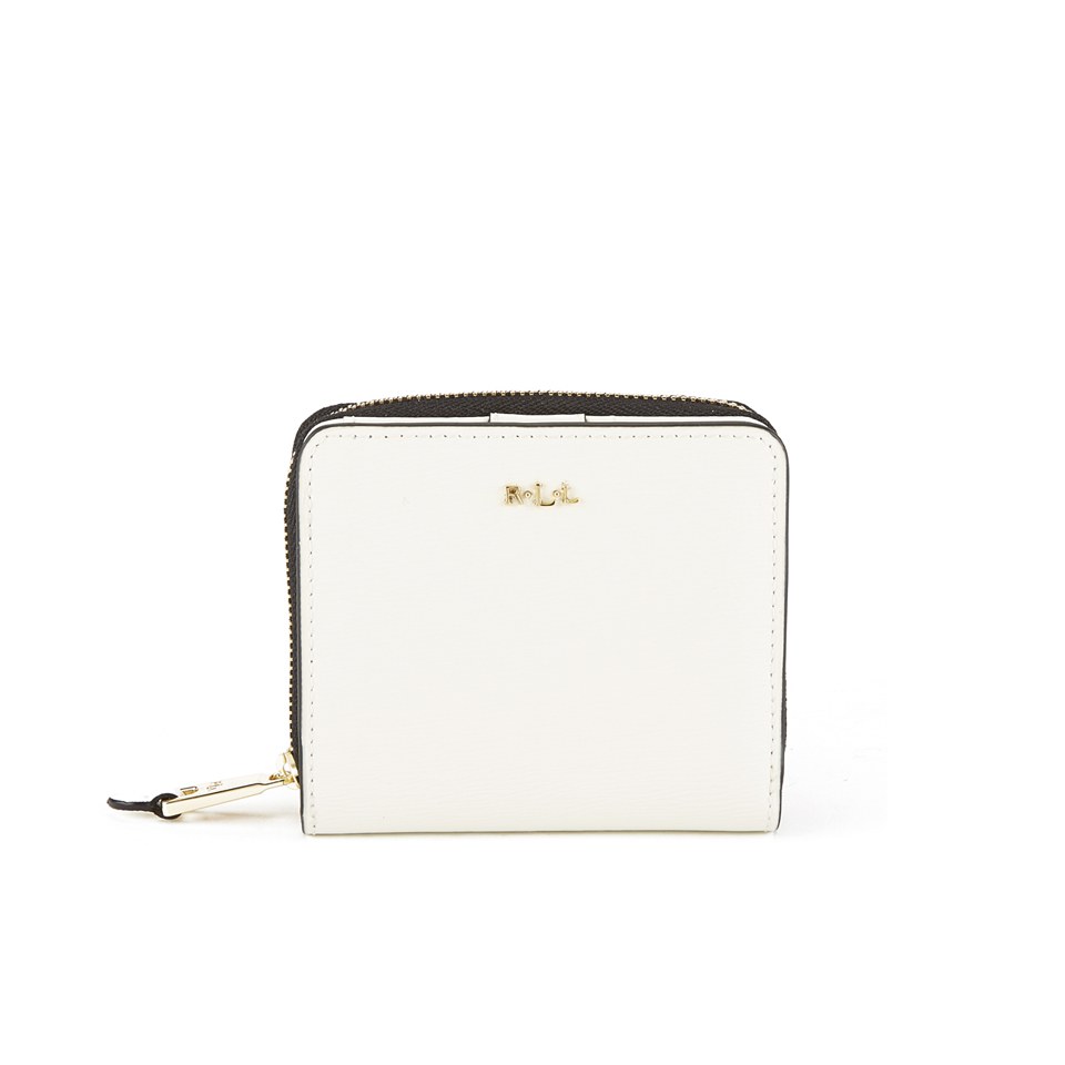 Lauren Ralph Lauren Women's Tate Graphic Compact Wallet - Vanilla/Black