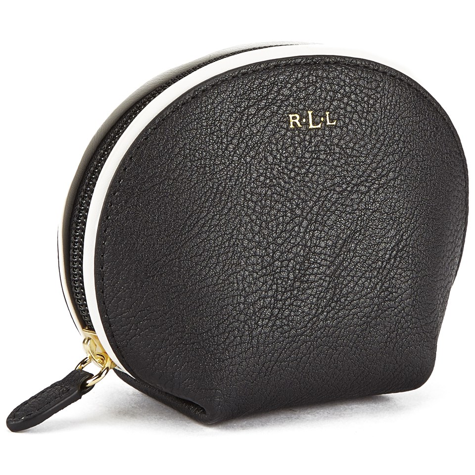 Lauren Ralph Lauren Women's Dorset Shell Cosmetic Case - Black/Vanilla