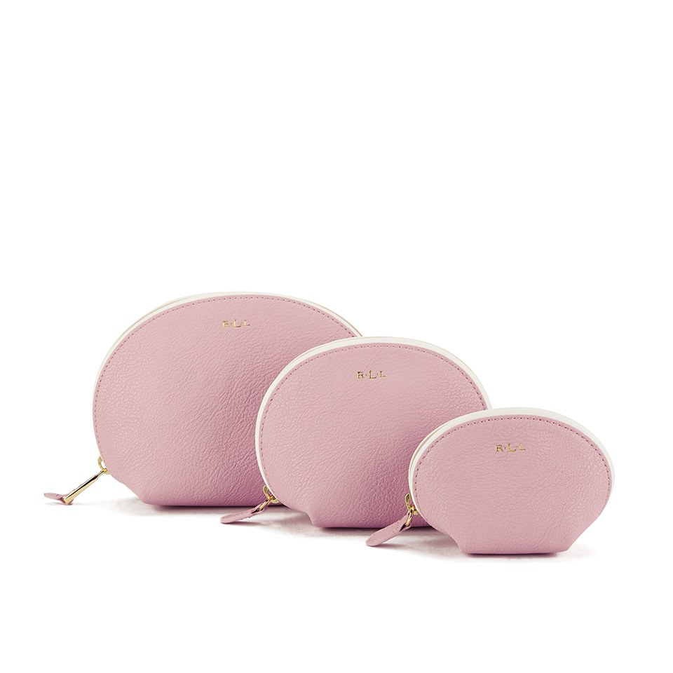 Lauren Ralph Lauren Women s Dorset Shell Cosmetic Case Tea Rose