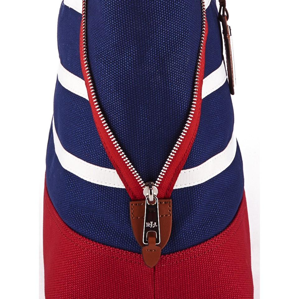 Lauren Ralph Lauren Women's Harboard Tote Bag - Bright Navy/Vanilla/Red