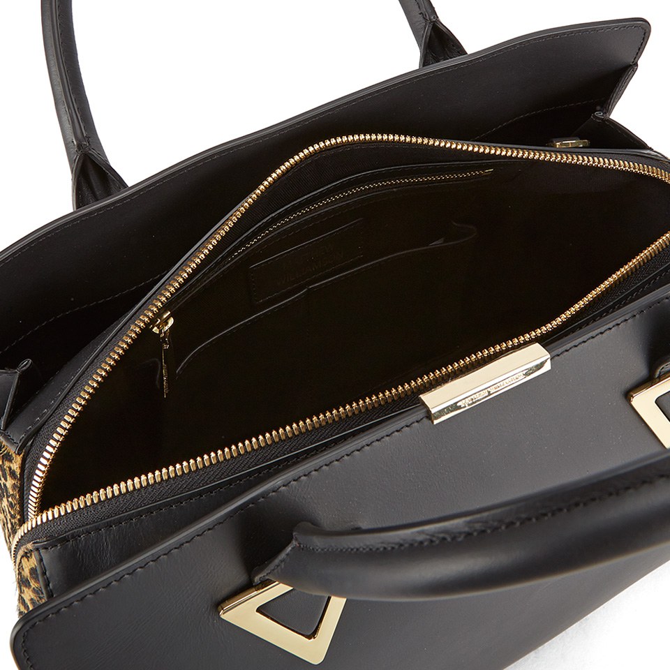 Matthew Williamson Women's City Tote Bag - Black/Leopard