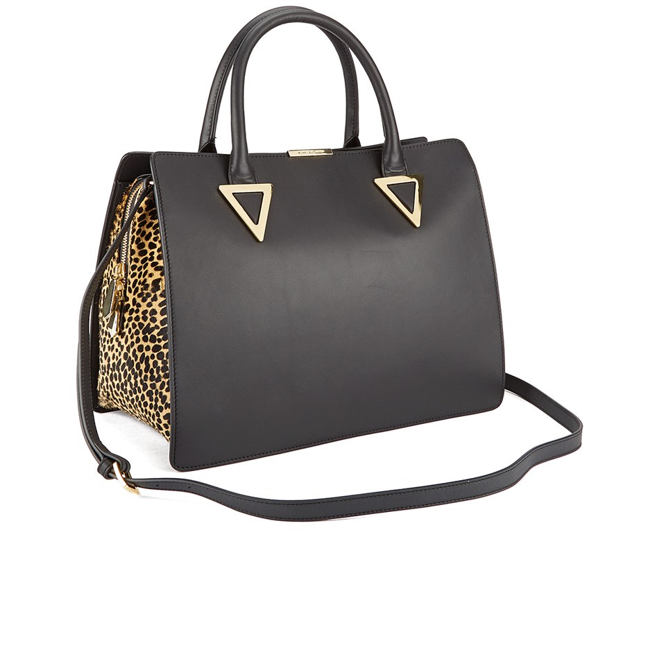 Matthew Williamson Women's City Tote Bag - Black/Leopard