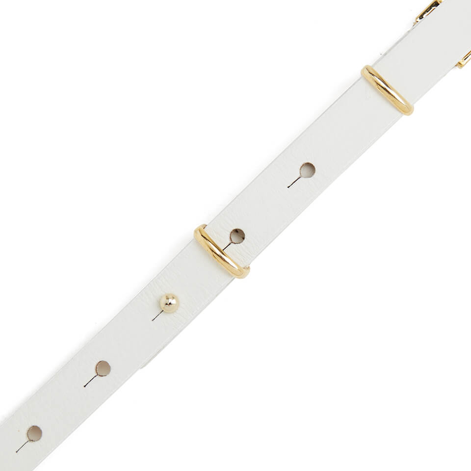 French Connection Women's Naimh Belt - Summer White