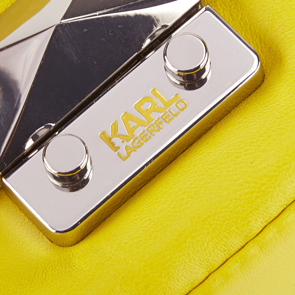 Karl Lagerfeld K/Kuilted Cross Body Bag - Yellow