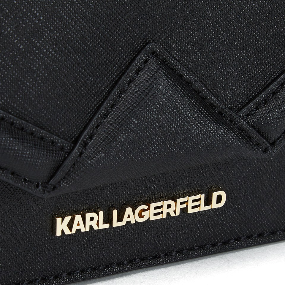 Karl Lagerfeld K/Klassik Super Mini Cross Body Bag - Black