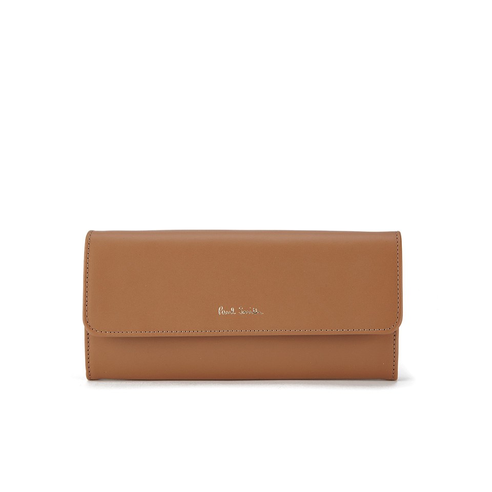 Paul Smith Accessories Trifold Continental Purse - Tan