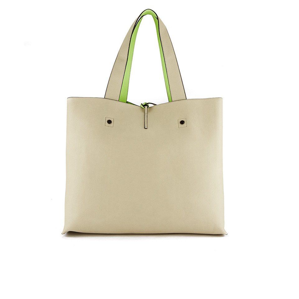 Calvin Klein Women's Stef Reversible Tote Bag - Humus/Sharp Green