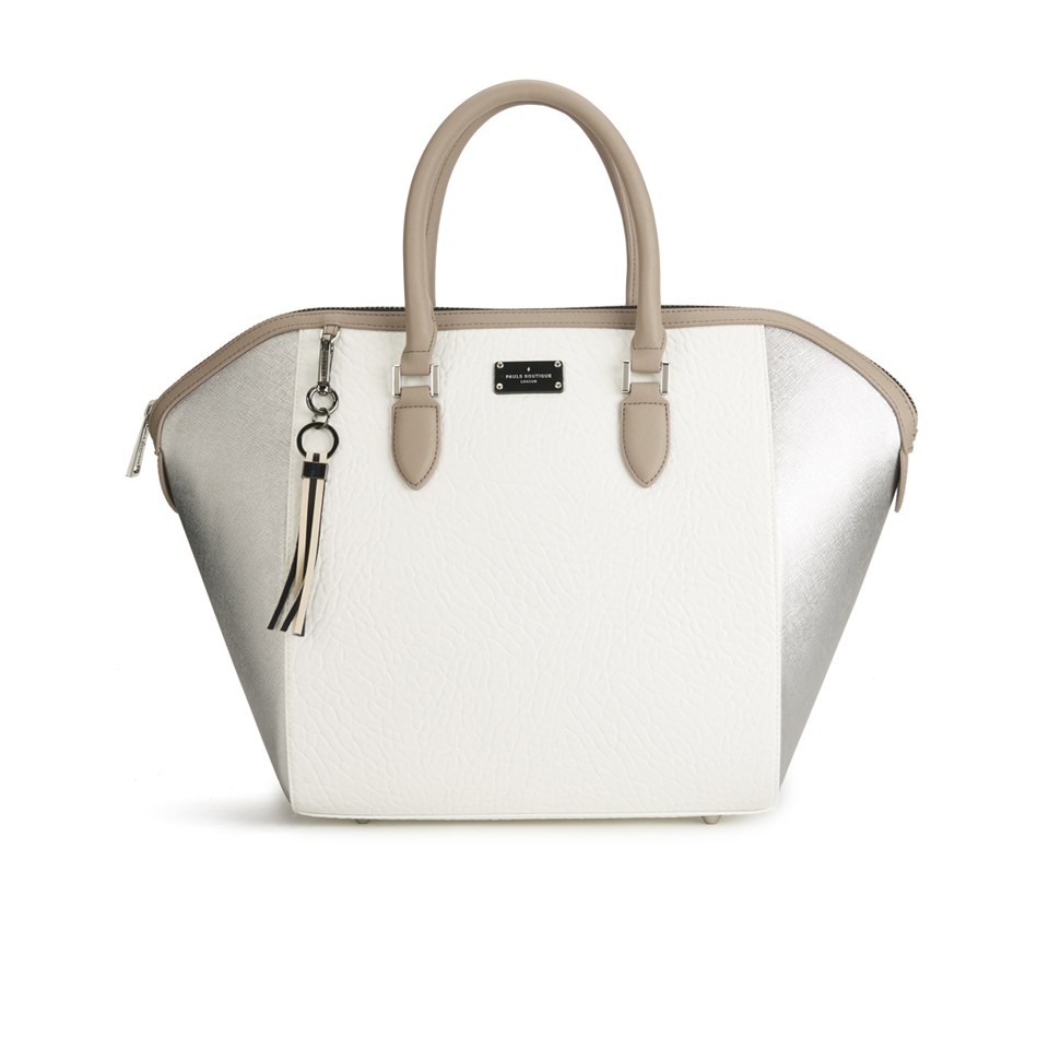 Paul's Boutique Women's Betsy Tote Bag - Metallic/Brushed Silver