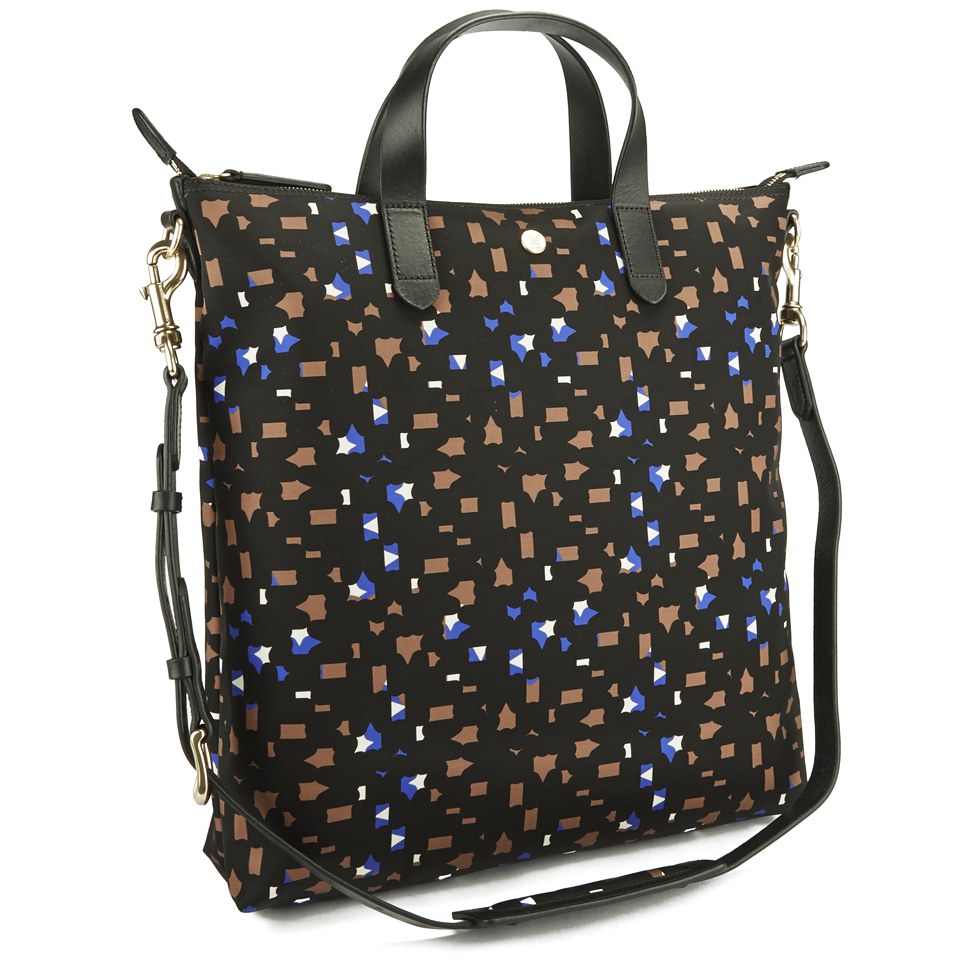 Mismo Men's Shopper Shoulder Bag - Grate Monogram/Black
