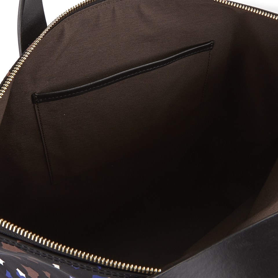 Mismo Men's Shopper Shoulder Bag - Grate Monogram/Black