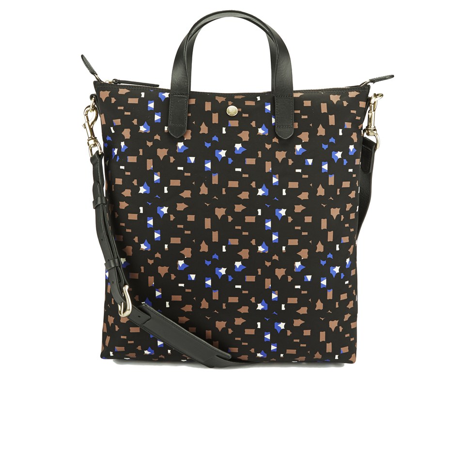 Mismo Men's Shopper Shoulder Bag - Grate Monogram/Black