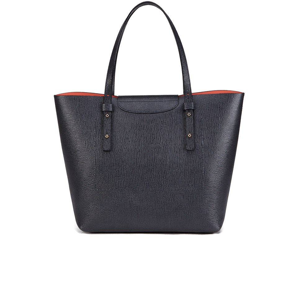 Orla Kiely Women's Tillie Textured Leather Bag - Slate