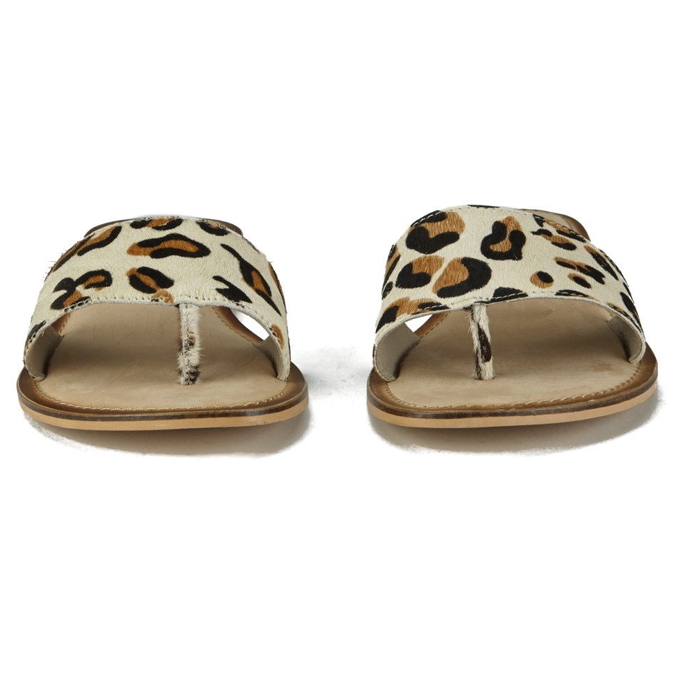 Ravel Women s Cusseta Cracked Flat Slide Sandals Leopard