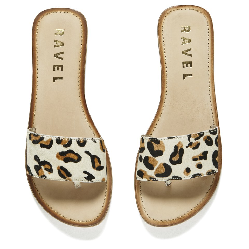 Ravel leopard print sandals online