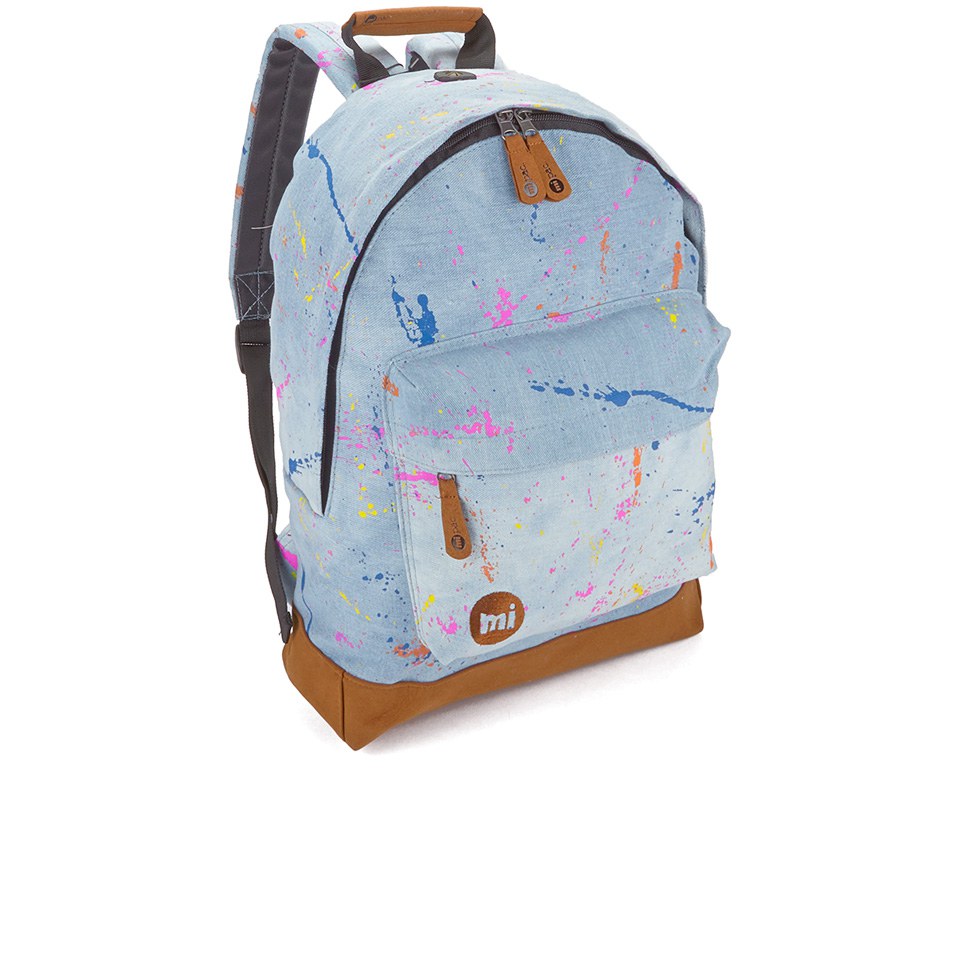 Mi-Pac Premium Splattered Stonewash Backpack - Denim