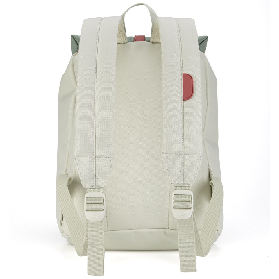 Herschel Supply Co. Women's Post Mid Volume Backpack - Natural/Foliage/Flamingo Rubber