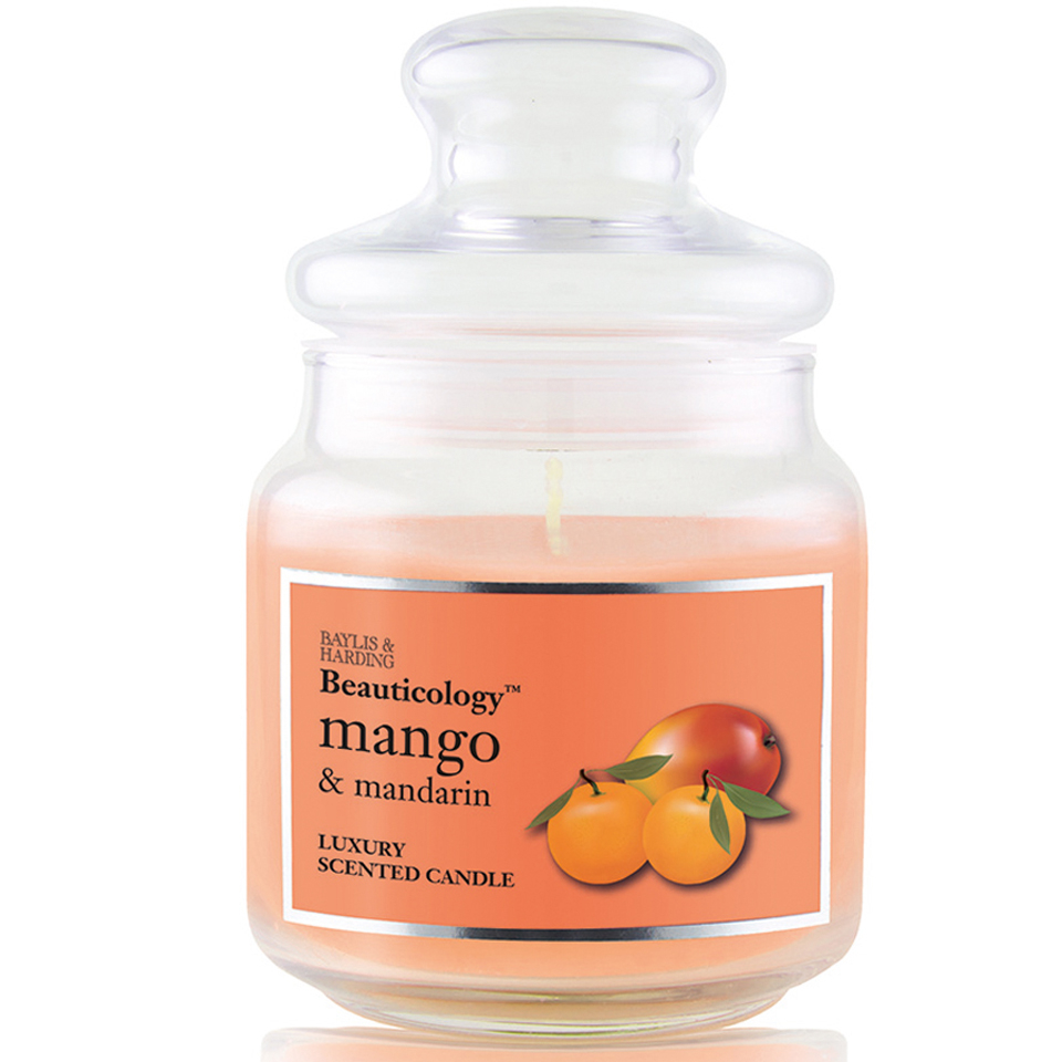 Baylis & Harding Beauticology Mango and Mandarin Single Wick Jar Candle