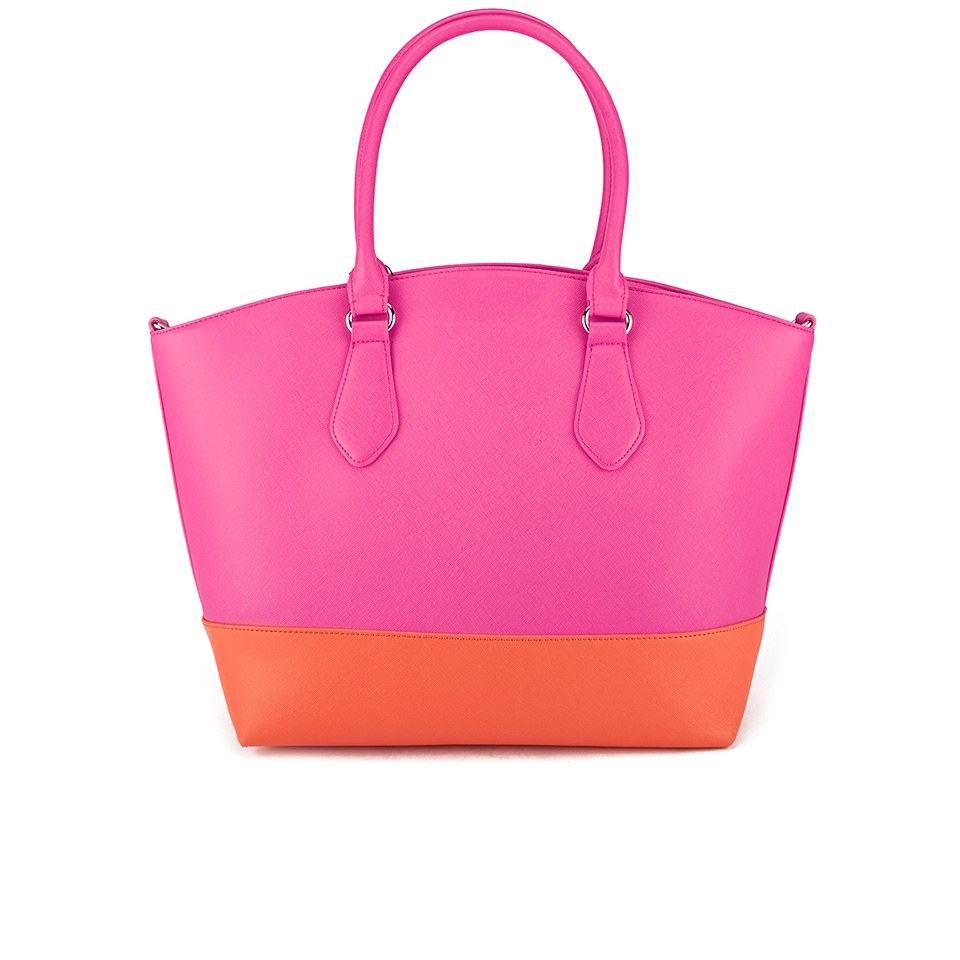 Christian Lacroix Women's Eternity Colour Block Tote - Fuschia Orange
